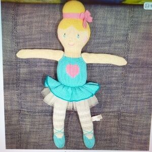 Zubels- Zoe The Blue Ballerina Knit Doll